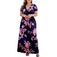 thumbnail image 6 of PCEAIIH Women's Long Sleeve Plus Size Dress Casual Maxi Dresses XL-5XL Soft with Pockets, 6 of 6