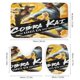 thumbnail image 3 of Cobra Kai-theme 4-Piece Shower Curtain Set with Rugs, Waterproof Bathroom Decor Set Includes Bath Mat, U-Shaped Rug, Toilet Lid Cover and Curtain with Hooks, 3 of 6