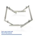 thumbnail image 4 of Panasonic FV-1115VQ1 WhisperCeiling DC Ventilation Fan, 110-130-150 CFM,With SmartFlow and Pick-A-Flow Airflow Technology and Flex-Z Fast Installation Bracket,Quiet Energy Star Certified Energy-Saving, 4 of 6