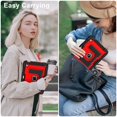 thumbnail image 4 of Decase Shock-Resistant Rugged Case for iPad Air 11 inch Case M3/ M2 (2025/2024) with Kickstand & Shoulder Strap,Tri-Layer PC+TPU Back Cover,Heavy Duty Protective Case for iPad Air 6th Generation,C, 4 of 9