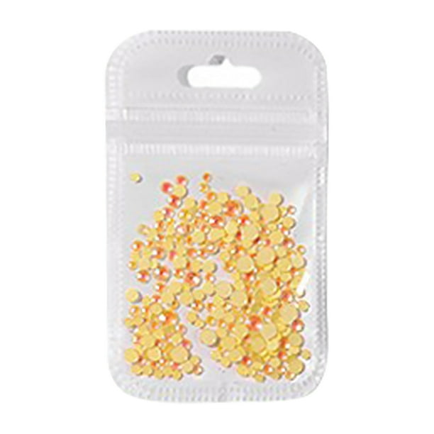 250pcs Piedras de Brillo de Punta de Uñas Diamante de Imitación 3D para Arte de Clavos 01