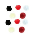 thumbnail image 1 of 10 Pcs Balles Moelleuses Multicolores Jouets Interactifs pour Chats Réduisent l'Anxiété, 1 of 8
