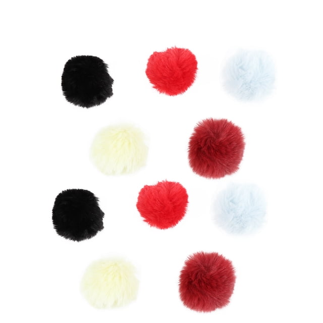 10 Pcs Balles Moelleuses Multicolores Jouets Interactifs pour Chats Réduisent l'Anxiété