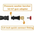 thumbnail image 4 of Pressure Washer Gun Adapter with 1/4" Brass Female Quick Coupling for Karcher K Series, 4 of 5