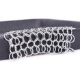 thumbnail image 4 of Cast Iron Scrubber Stainless Steel Skillet Cleaner Scraper Iron Chain Scrub for Cast Iron Pre-Seasoned Pans, Griddles, BBQ Grills, and Other Pots, 4 of 7