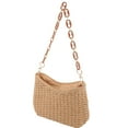 thumbnail image 4 of Phlegsive 2023 Women's Straw Beach Bag Crossbody Handbag Khaki, 4 of 5