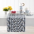 thumbnail image 3 of Lenox Blue Bay Reversible Table Runner, Blue, 14"W x 72"L, 3 of 5