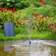 thumbnail image 4 of Bomba de fuente solar de 2,5 W, con 6 boquillas y tubería de agua de 4 pies, bomba de energía solar para baños de pájaros, estanques, jardines y otros lugares SMTX, 4 of 4