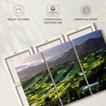 thumbnail image 6 of Elephant Stock Seoul Golf Course Wall Art - Horizontal Multi Panel Canvas - Lobby Wall Decor - Sports Multi Panel - Green And Yellow Decor - 65" x 42", 6 of 8