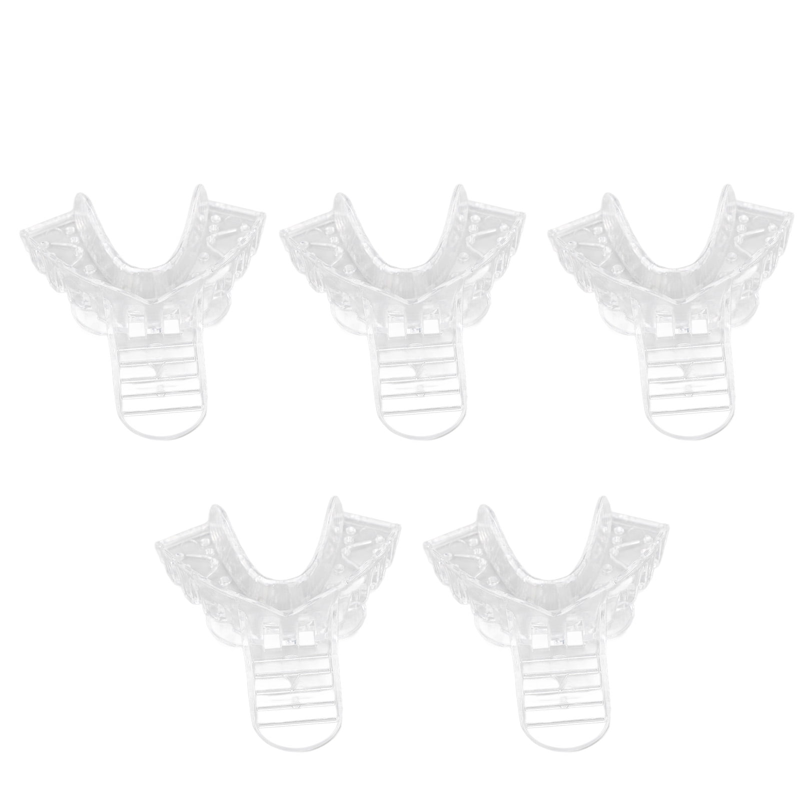 Teeth Tray, Impressions Tray Disposable Hygienic Perforated For Denture