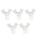 Dental Impressions Tray Disposable Perforated Transparent Plastic Teeth