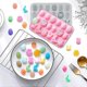 thumbnail image 3 of Silicone Molds, 12 - Cavity with Easter - themed Shapes like Eggs, Bunnies and Baskets, for Baking, Chocolate - making and Crafts, 3 of 5