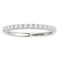 thumbnail image 2 of Aonejewelry 0.25 Ct Round Diamond Hand-Crafted Wedding Band In 14K Solid White Gold, 2 of 4