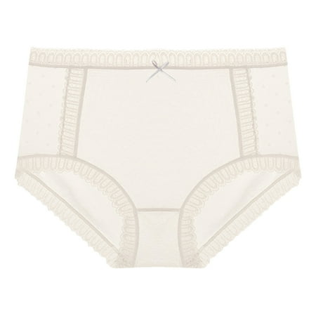 

Female Panties Underwear Women Sexy Mesh Lace Hollow Panties Seamless Mid Waist Bag Hip Briefs Panties
