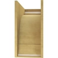 thumbnail image 4 of 12"W x 24"D x 24"H Classic Olympic Rough Cedar Woodgrain TimberThane Corbel, Primed Tan, 4 of 6