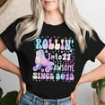 thumbnail image 2 of Roller Skate 11th Birthday Rolling Into 11 Since 2013 Girls Women T-Shirt Retro Skating Party Celebration Graphic Tee for Kids Teens, 2 of 3