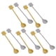 thumbnail image 4 of 10pcs Cucharas de dibujos animados Scoops de acero inoxidable Cucharas de café (dorado, plata), 4 of 5