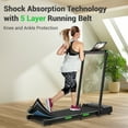 thumbnail image 3 of 2 in 1 Walking Pad for Home/Office,Folding Treadmill 2.5HP,COFUNOK Under Desk Treadmill with Remote,0.6-7.6mph, 3 of 11
