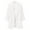 White, variant on Korean Fashion Plus Size Blazer Women's Linen-Cotton Mid-Length Loose Casual Suit Coat White XL