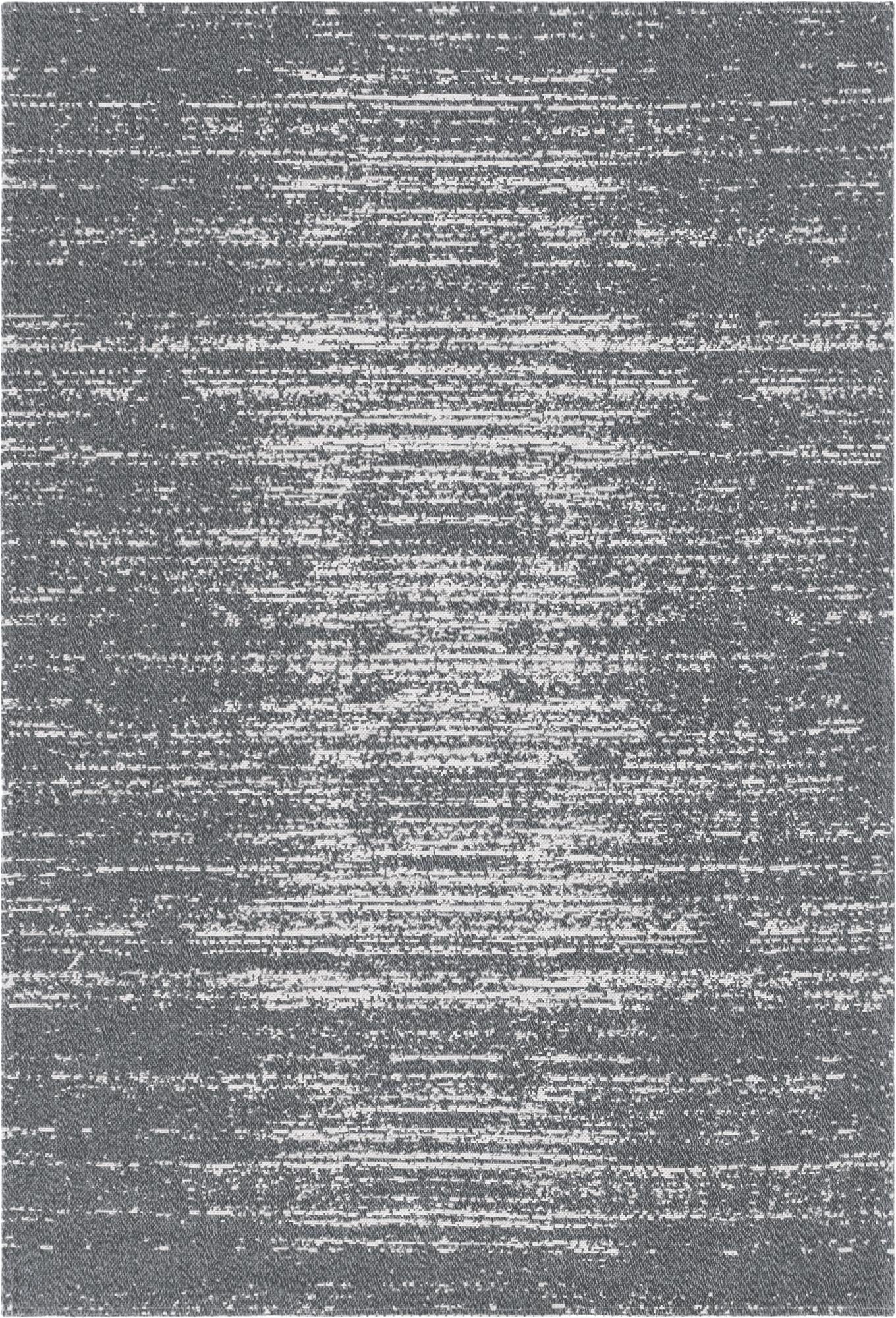 Rugs.com Georgia Collection Rug – 5' x 8' Dark Gray Flatweave Rug Perfect For Living Rooms, Large Dining Rooms, Open Floorplans