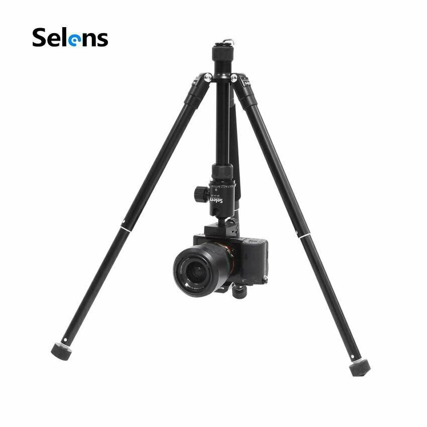 Selens Tripod Head Camera Panorama Gimbal 360 Degree for Digital DSLR Animal Sports Outdoor Photography Professional Camera Aluminum Alloy Head with Quick Release Plate & 1/4 Standard Thread