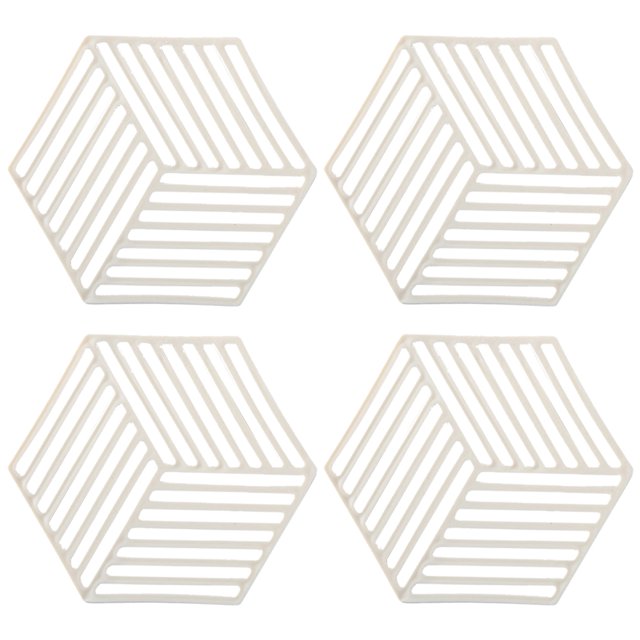 Salvamanteles de silicona para platos calientes, salvamanteles de flores/soportes para ollas calientes para encimeras y sartenes, decoración de cocina hexágono boho, almohadillas calientes