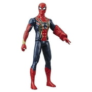 Marvel Titan Hero Series Iron Spider 12-In Action Figure, Power FX Port