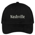 thumbnail image 1 of Trendy Apparel Shop Nashville City Embroidered Low Profile 100% Cotton Adjustable Cap - Stone, 1 of 2