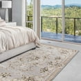 thumbnail image 2 of 8'x10' Light Grey Floral Indoor Area Rug, 2 of 3