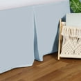 thumbnail image 3 of Superior Egyptian Cotton Solid Bed Skirt, Twin, Light Blue, 3 of 3