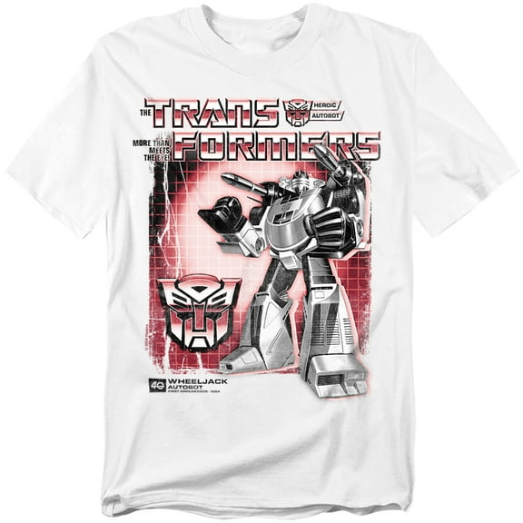 Transformers 40Th Anniversary T-Shirt Wheeljack Box Unisex Graphic Tee for Men & Women