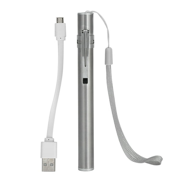 Mini linterna USB, linterna LED recargable, pluma de luz para diagnóstico de médico y enfermera