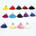 thumbnail image 3 of U8MO 1X Boho tassels for jewelry making DIY Earrings Tassel Pendants 4.5cm 23 colors-Navy, 3 of 9