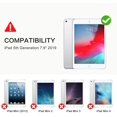 thumbnail image 2 of Étui pour iPad Mini 5 avec Porte-Crayon, Étui de Protection Premium Mince pour Tablette Support Folio Trifold Dos en TPU Souple Couverture Intelligente Réveil/sommeil Automatique pour iPad Mini 5e Génération 7.9 Pouces 2019, Rose, 2 of 8