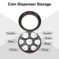 thumbnail image 3 of Uxcell Coin Dispenser Storage, 2 Pcs Portable Change Sorter Aluminum Case, Blue, 3 of 6