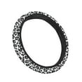 thumbnail image 6 of Renewold Soft Elastic Auto Car Steering Wheel Cover for Women, Universal 15 Inch Anti-Slip and Easy to Install, Leopard Print White, 6 of 6