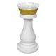 thumbnail image 1 of con oro Piezas de ajedrez Estatua Artesanía Decoración del hogar Torre Sunnimix estatua del rey del ajedrez, 1 of 7