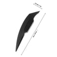 thumbnail image 2 of WHAMVOX 1 Pair Front Winglets for Motorbike Black Plastic Decorative Spoiler Wing Enhance Air Intake Efficiency, 2 of 8