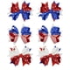 thumbnail image 3 of 12 horquillas para el pelo con diseño de bandera y estrellas del Día de la Independencia para niñas (colores surtidos), 3 of 5