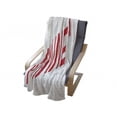 thumbnail image 4 of Minnesota Soft Flannel Fleece Blanket, Diagonally Aligned Lettering of Minnesota with Upper Case Letters Image, Cozy Plush for Indoor and Outdoor Use, 70" x 90", Vermilion and White, by Ambesonne, 4 of 6