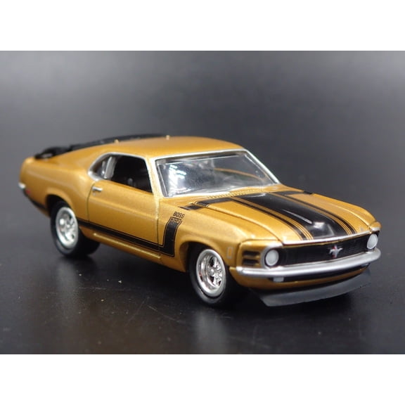 Open Box 1970 70 FORD MUSTANG BOSS 302 1:64 COLLECTIBLE DIORAMA DIECAST MODEL CAR