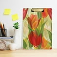 thumbnail image 4 of Tulip Floral Acrylic Clipboards A4 Standard Letter Size Clipboard 12.5" X 9" Clip Board for Students Teacher Office, 4 of 7