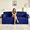 Blue, variant on 5-in-1 Convertible Sofa Bed, Tri Folding 60" Boneless Couch Mattress,Corduroy Futon Couch Sleeper with Pull Out Bed for Living Room Bedroom Beige