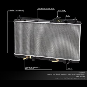 SunbeltRadiators New Radiator For 1997-2001 Honda CR-V 2.0L – Direct Fit, Lifetime Warranty