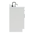thumbnail image 4 of ARIEL Hepburn 72 Inch Double Rectangle Sink Bathroom Vanity With Carrara White Quartz Countertop 1.5 Edge In White, 4 of 7