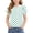 Green, variant on Vornjynx Kids Girls T-Shirt Crew Neck Puff Short Sleeve Polka Dots Summer Casual Cute Tee Red Size 8-9