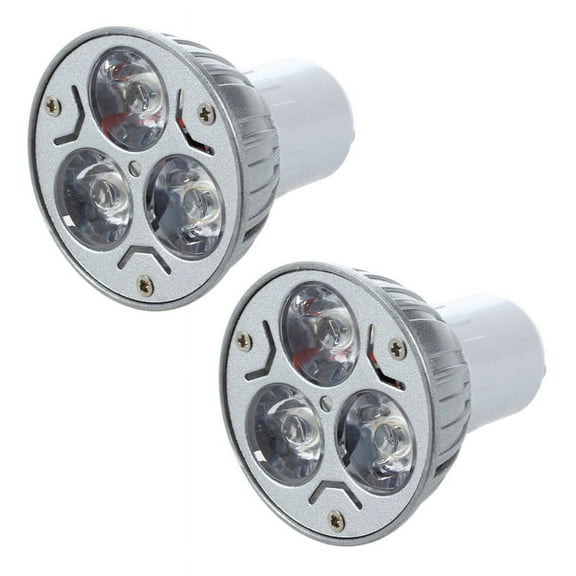2X GU10 Lamp Light Bulb has 3 LED Warm White 3W 5W 12V,2 X LED LAMP,warm white