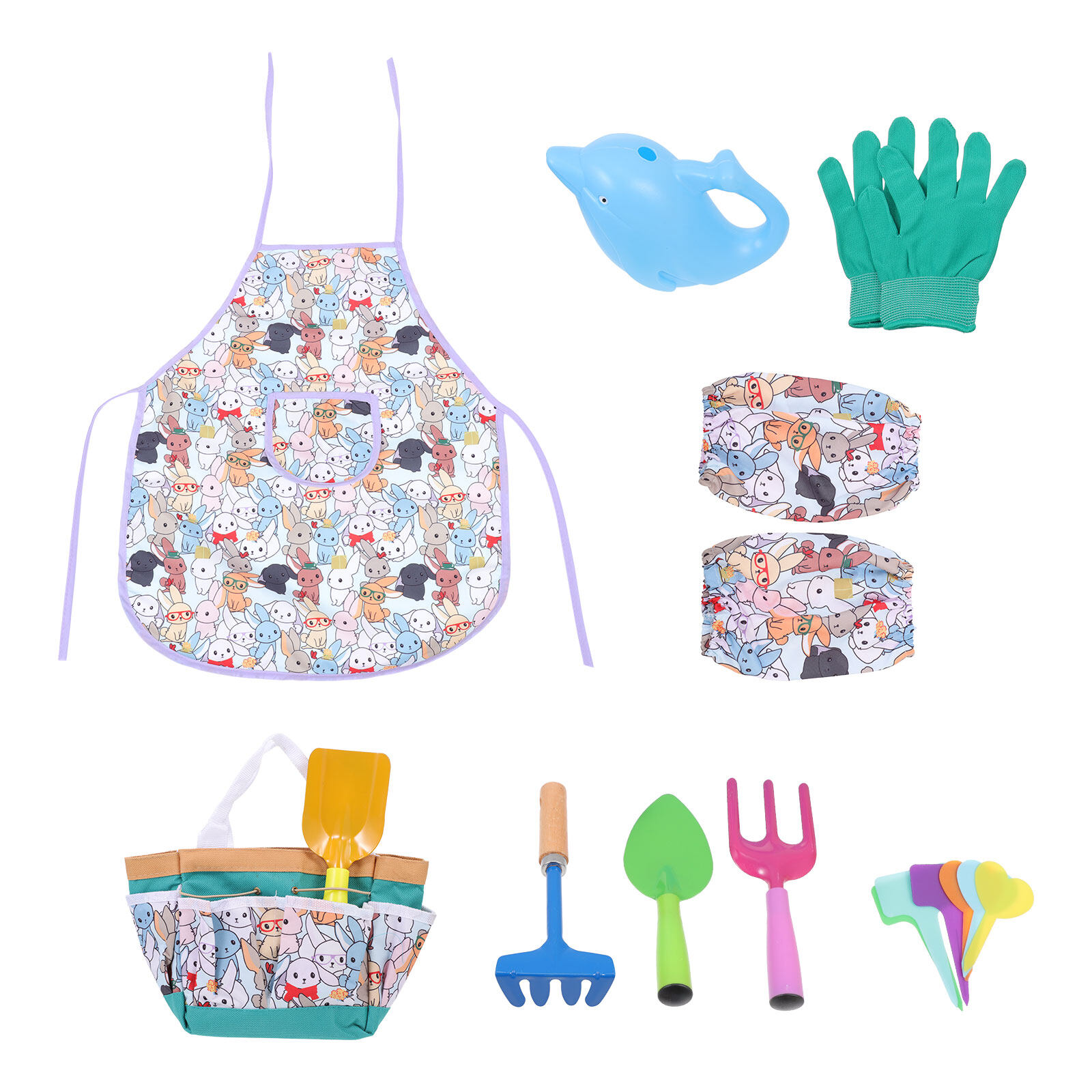 NUOLUX 1 Set Children Gardening Tools Cartoon Planting Tools Outdoor