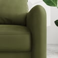 thumbnail image 4 of Koby Home 58-Inch Velvet Loveseat Sofa with Rounded Arms – Compact Design for Apartments or Small Spaces, Soft Upholstered Fabric, 4 of 4