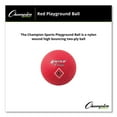 thumbnail image 2 of Champion Sports Playground Ball, 6", Red, 2 of 5